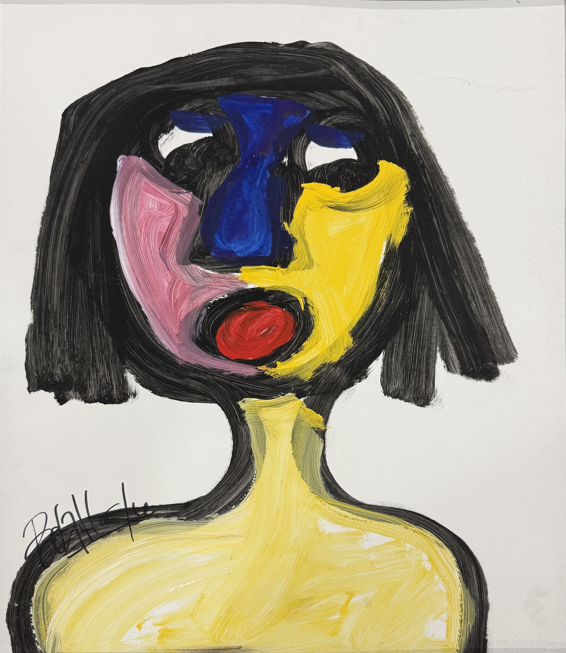 Femme au nez bleu, Ahmed Belmkadem