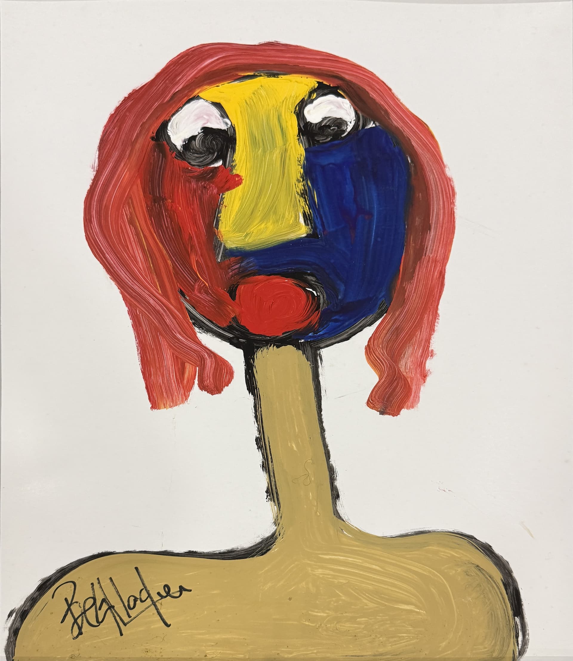 Femme aux cheveux rouges, Ahmed Belmkadem