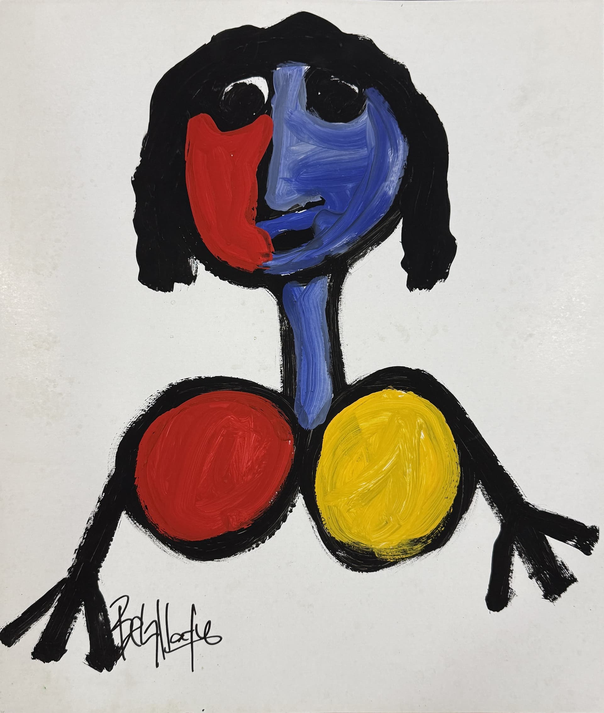 Silhouette aux bras noirs, Ahmed Belmkadem
