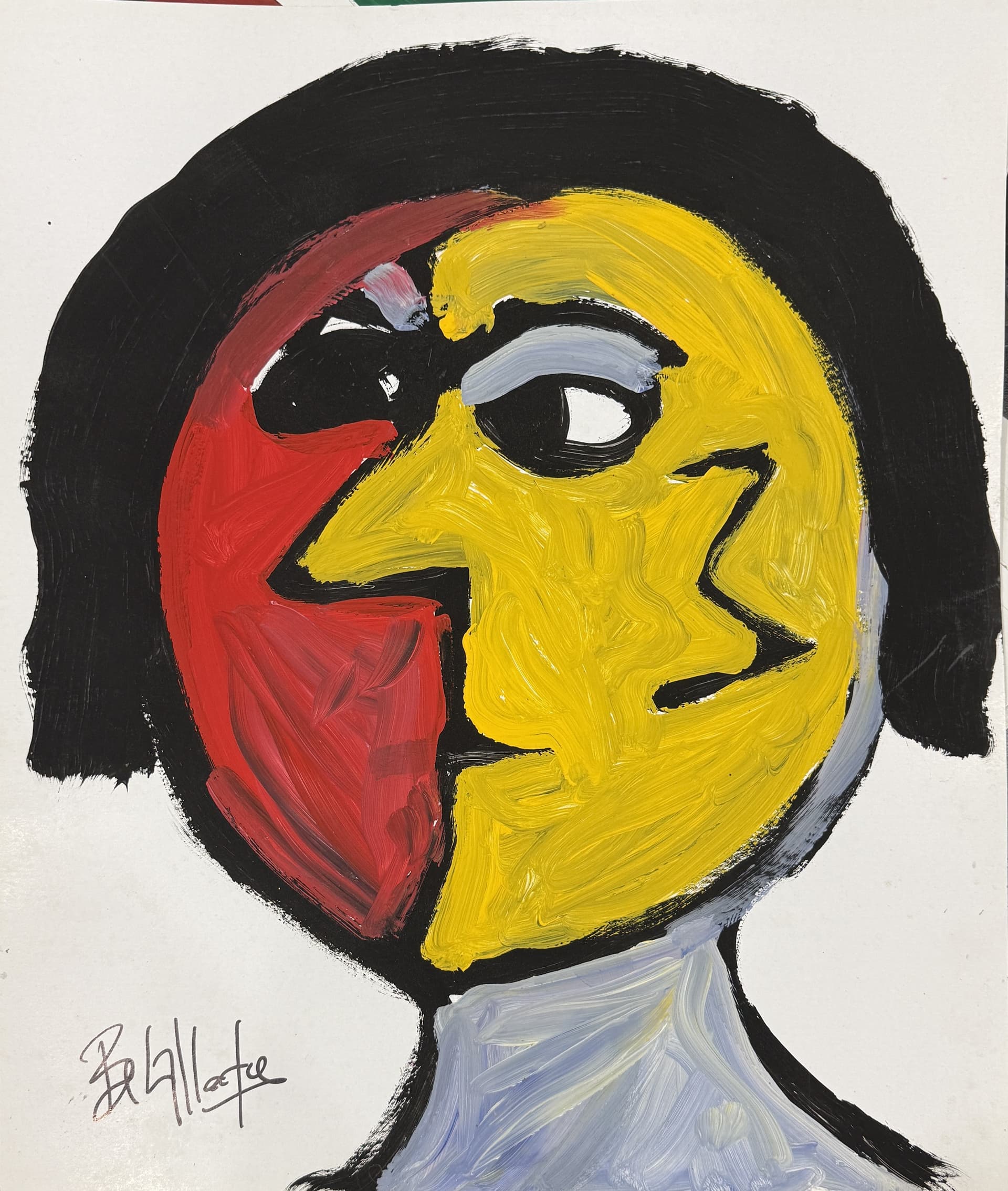 Profil jaune et rouge, Ahmed Belmkadem