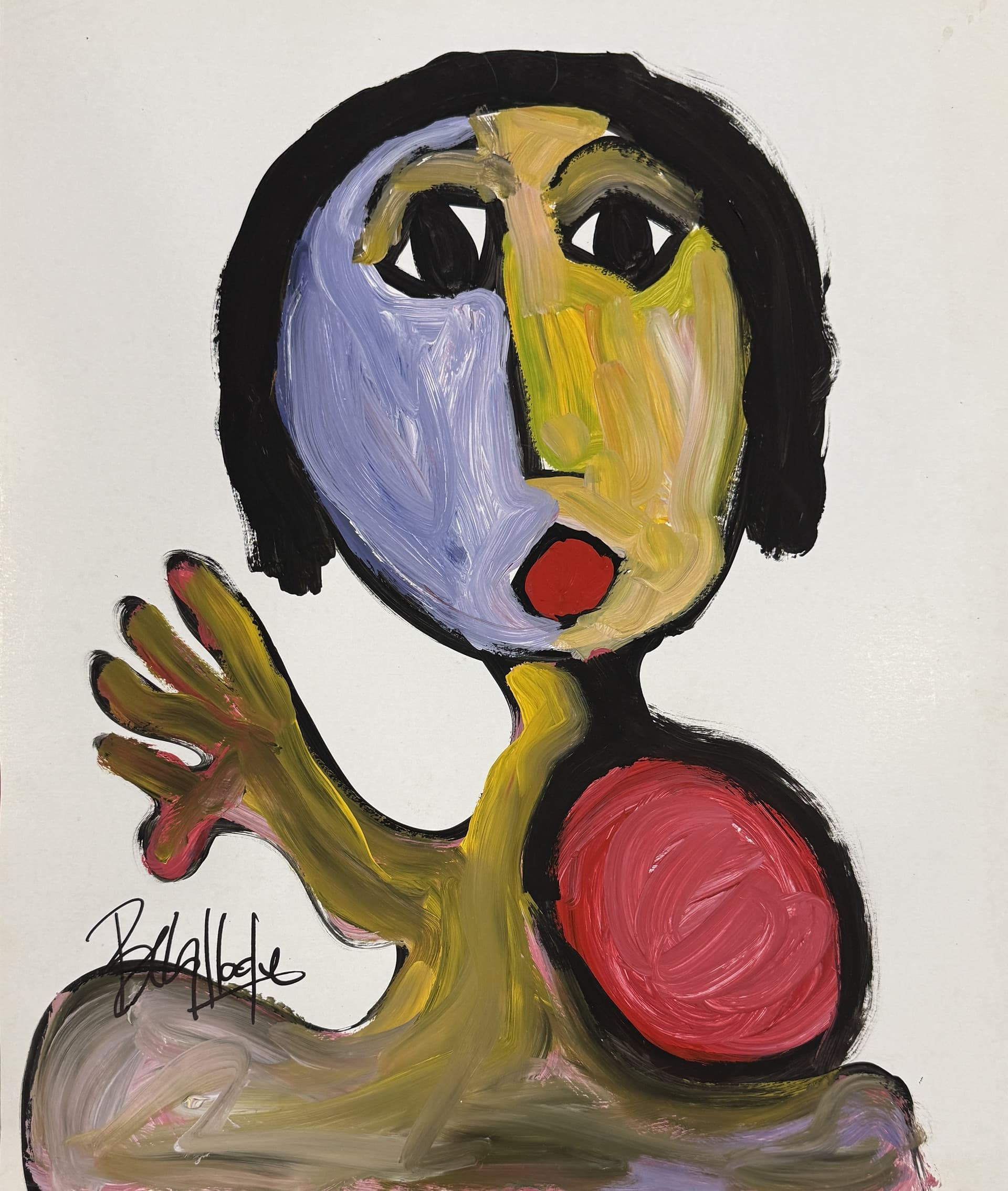 Personnage à la main ouverte, Ahmed Belmkadem
