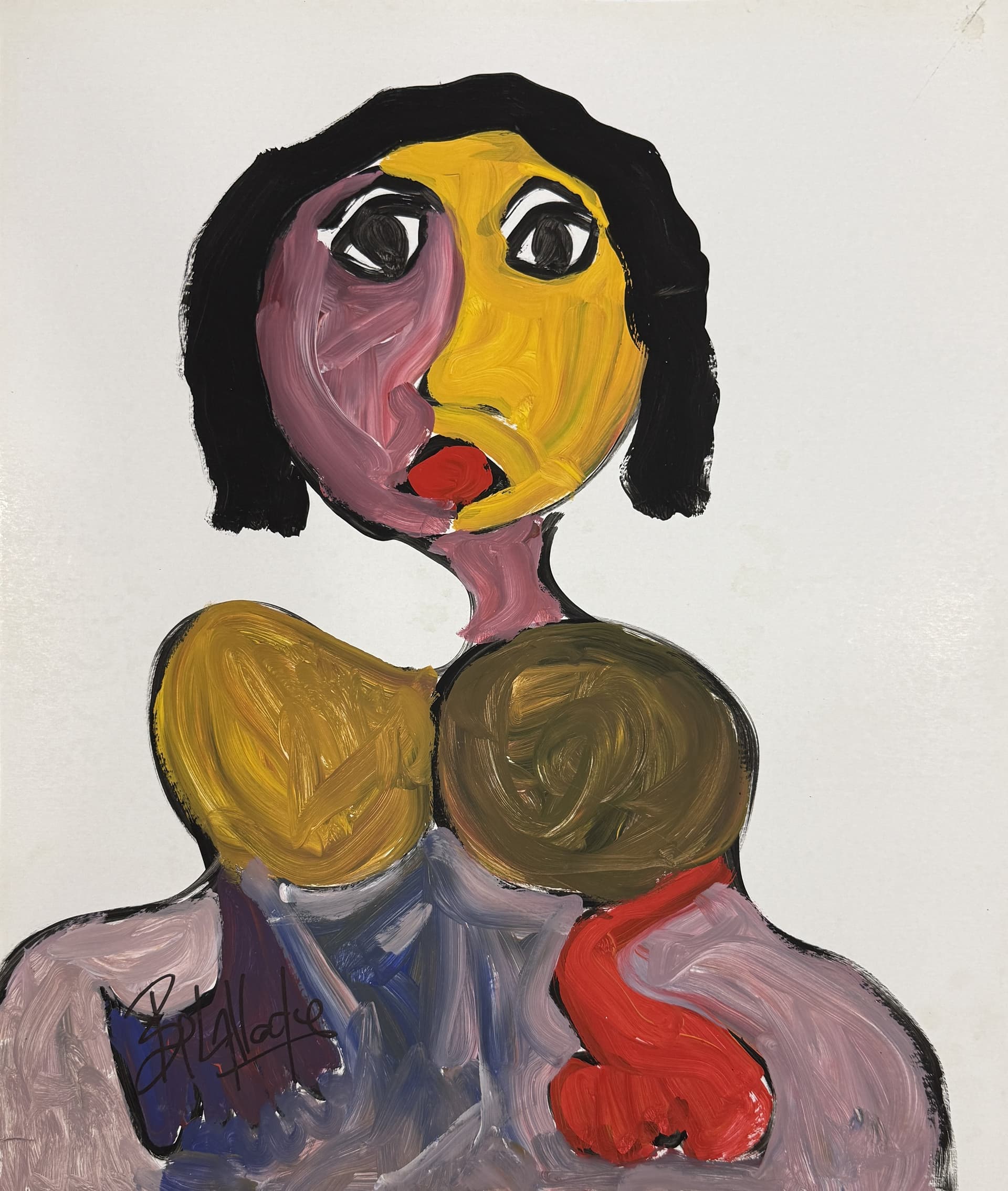 Femme aux épaules mauves, Ahmed Belmkadem
