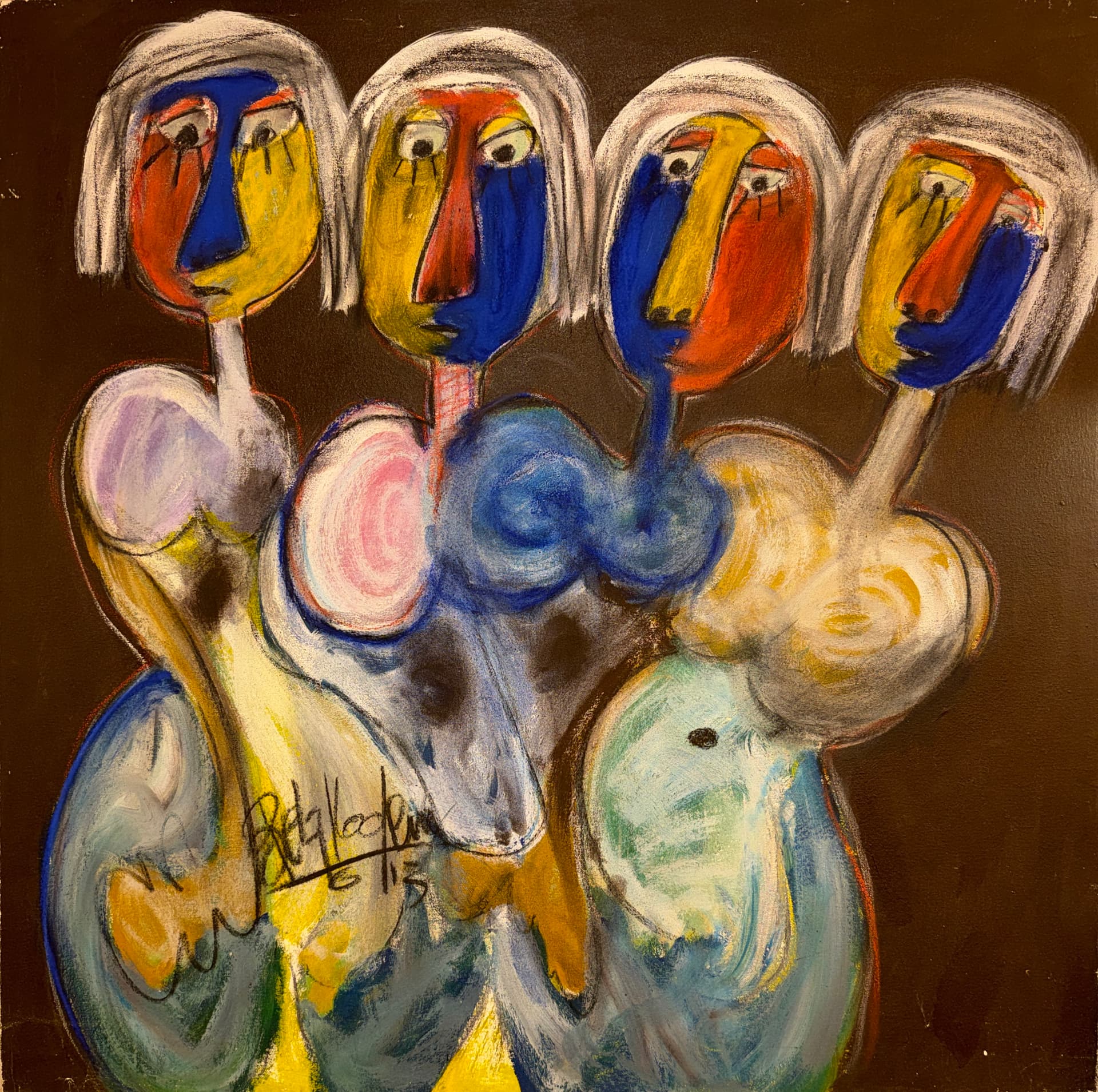 Les Quatre Muses, quatre visages colores, Ahmed Belmkadem, 2013