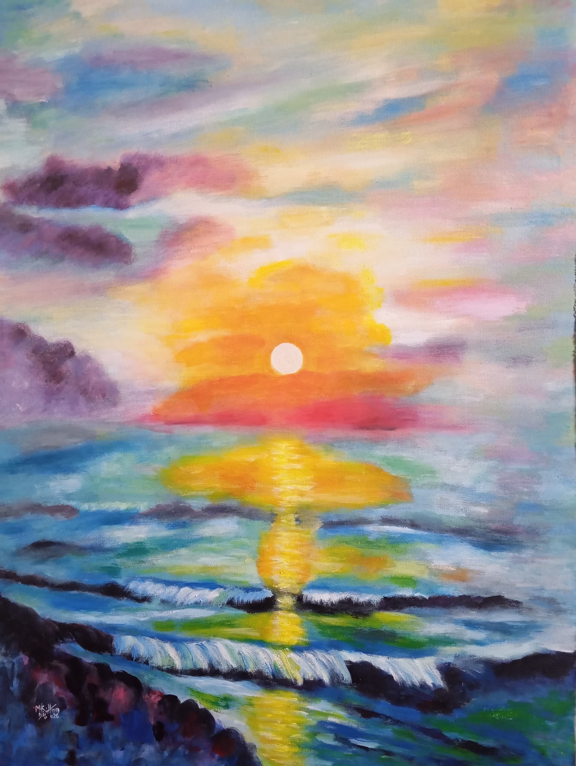 Couché du soleil — El mostafa Kittou