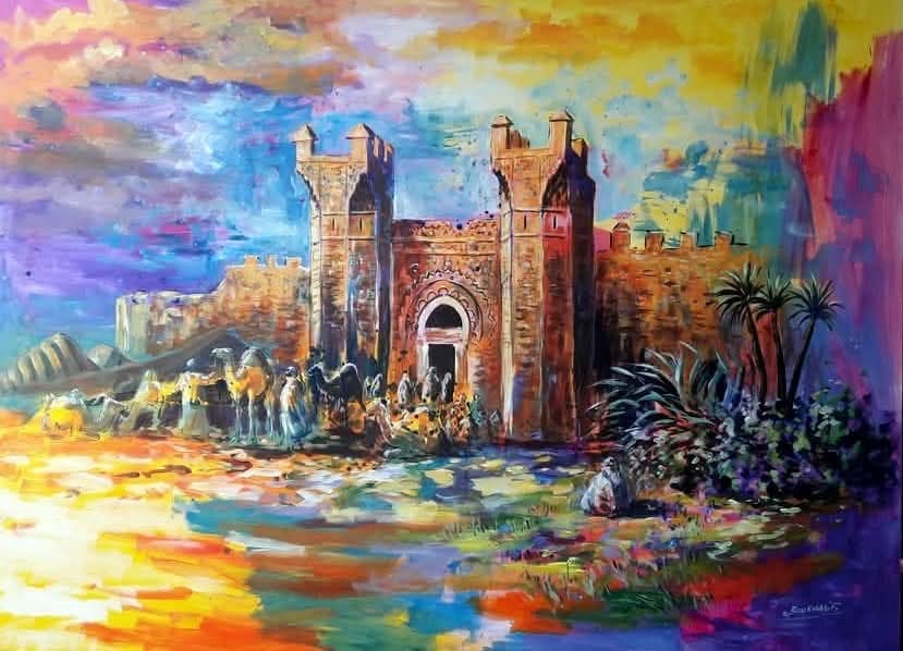 Porte de la Médina aux Mille Couleurs — Boukhalifi