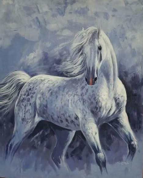 Cheval Blanc, Symphonie Bleue — Boukhalifi