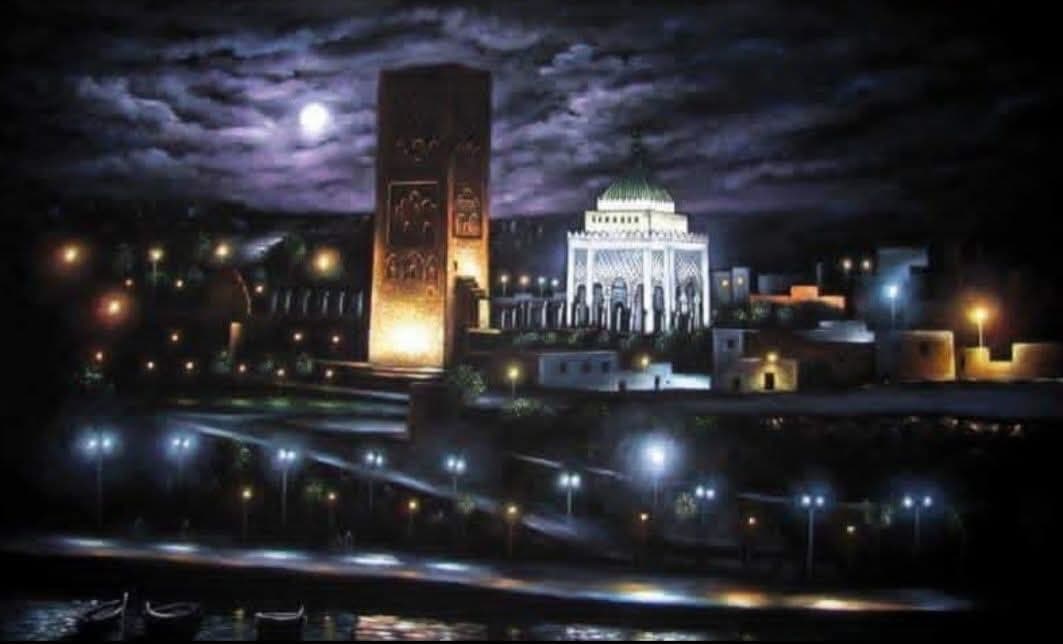Tour Hassan sous la Lune, Rabat — Boukhalifi
