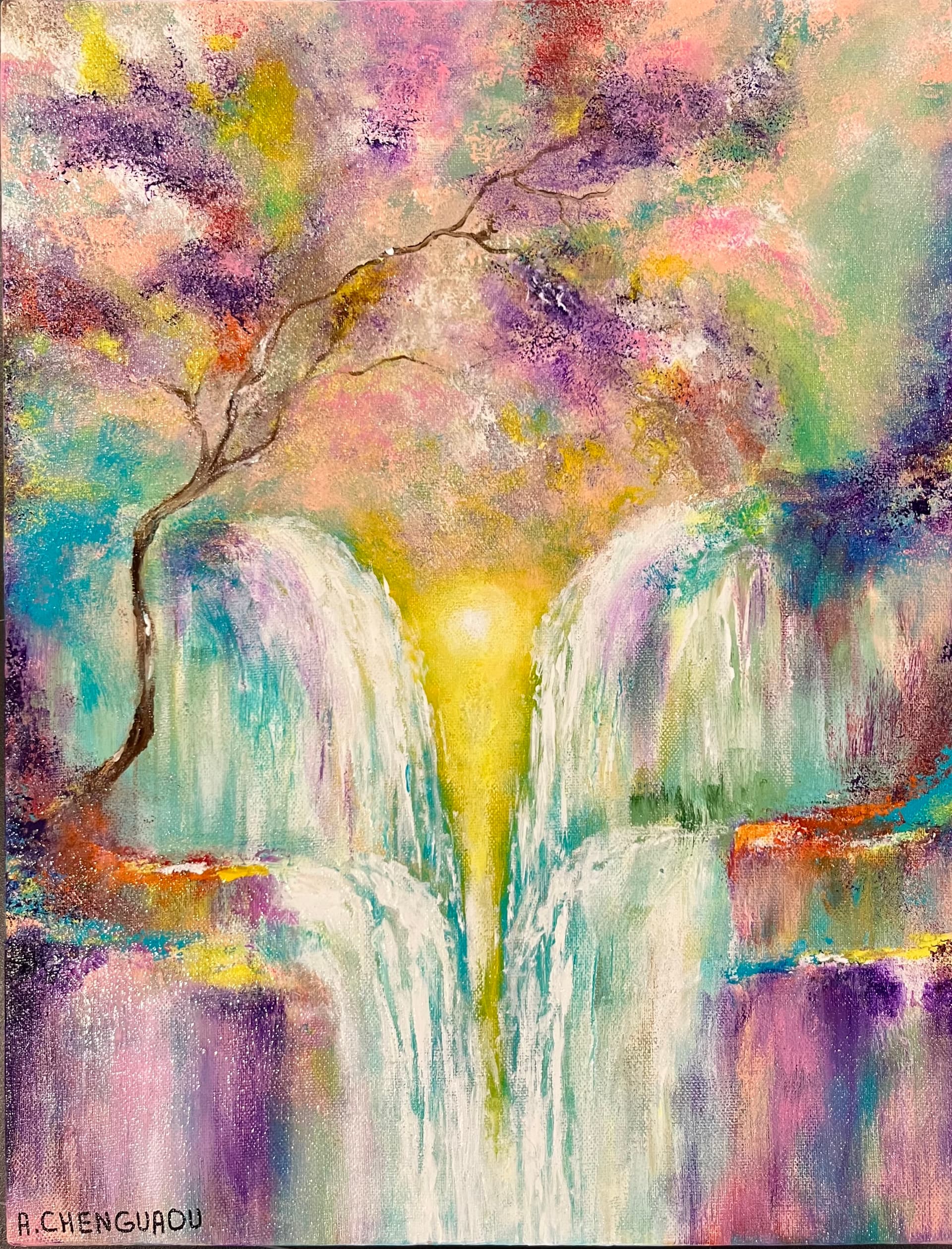 Cascades de Lumière — A.CHENGUAOU