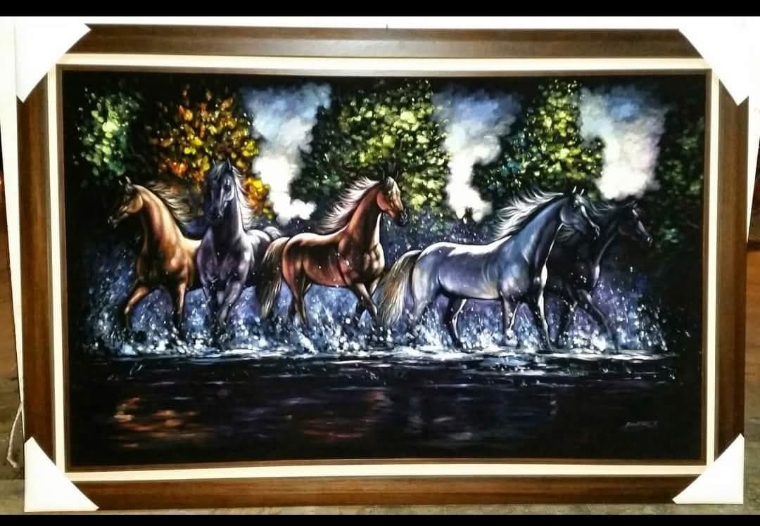 Chevaux dans le Courant — Boukhalifi