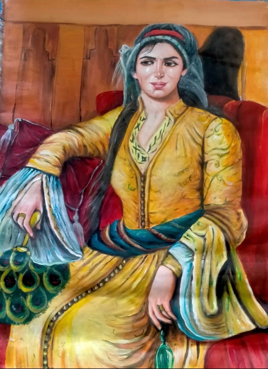 Femme marrocaine avec caftan — Emna abaidia