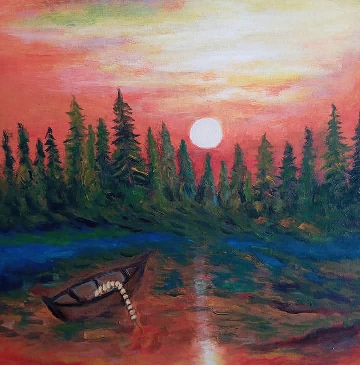 Couché du soleil — El mostafa Kittou