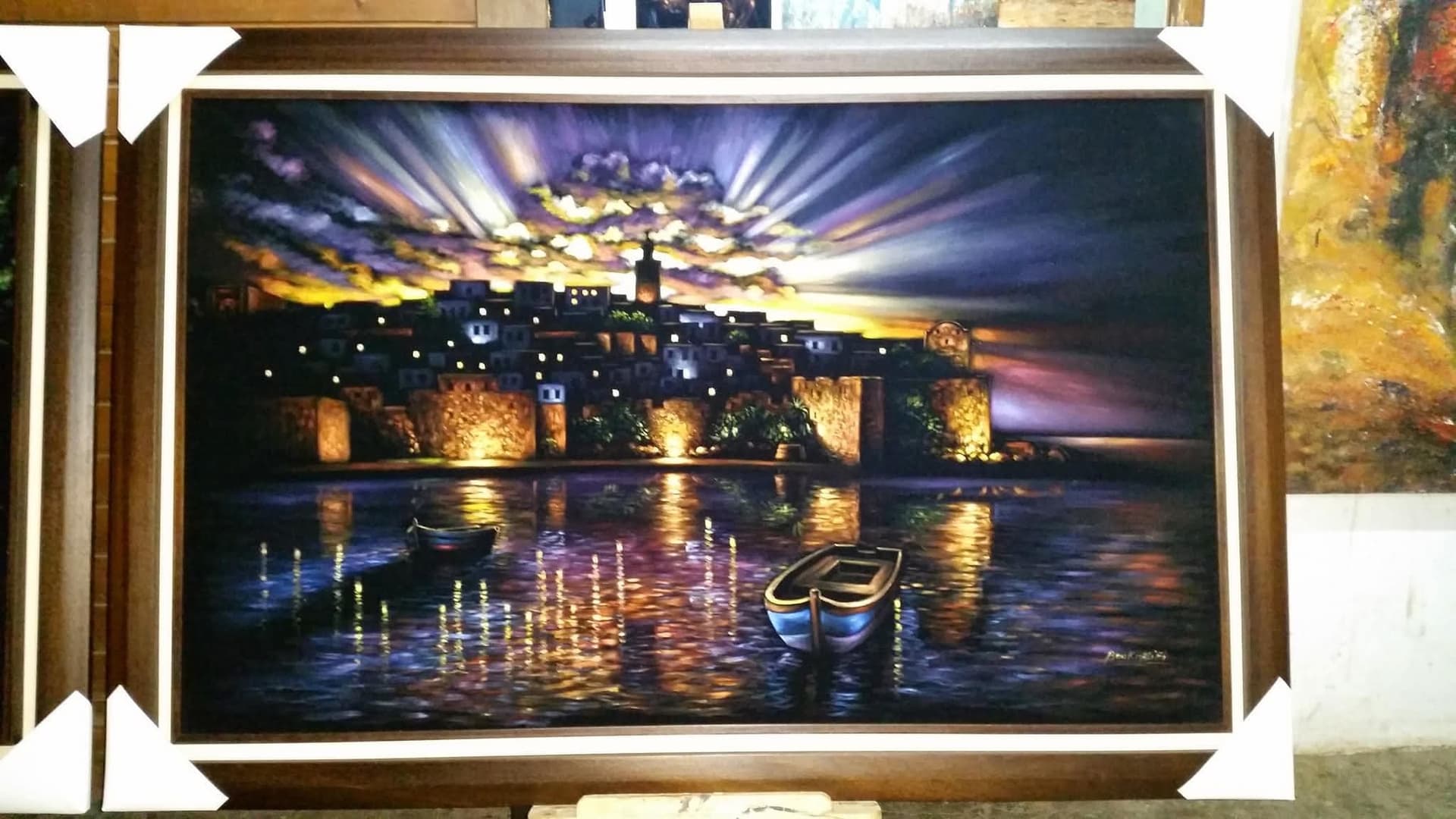 Médina au Bord de l'Eau, Nuit Étoilée — Boukhalifi